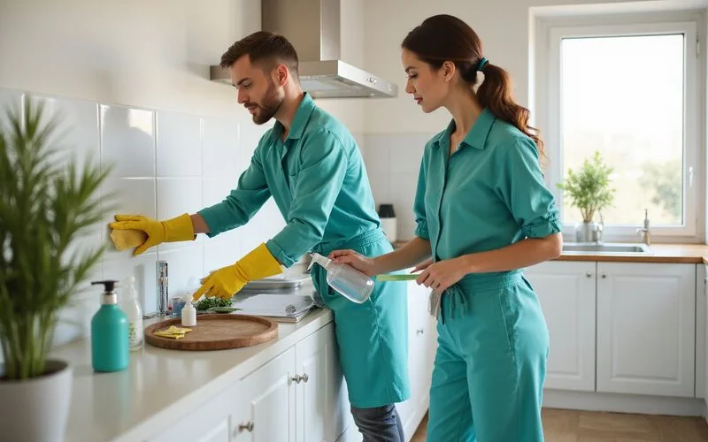 Équipe de ménage professionnelle à Marseille