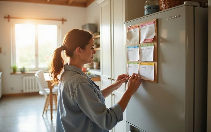 Planning de ménage hebdomadaire organisé par tâches et par pièces pour un logement marseillais