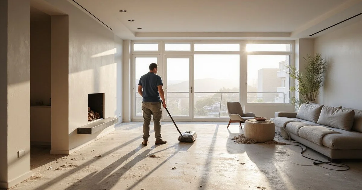 Nettoyage fin de chantier pour un espace neuf et habitable