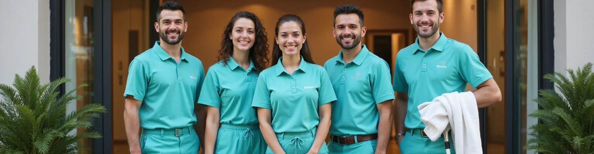 Équipe Nettoyage Éclat prête à intervenir